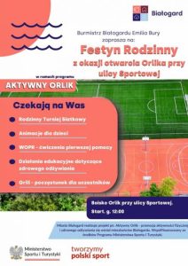 Rodzinne święto na nowym Orliku przy ul. Sportowej