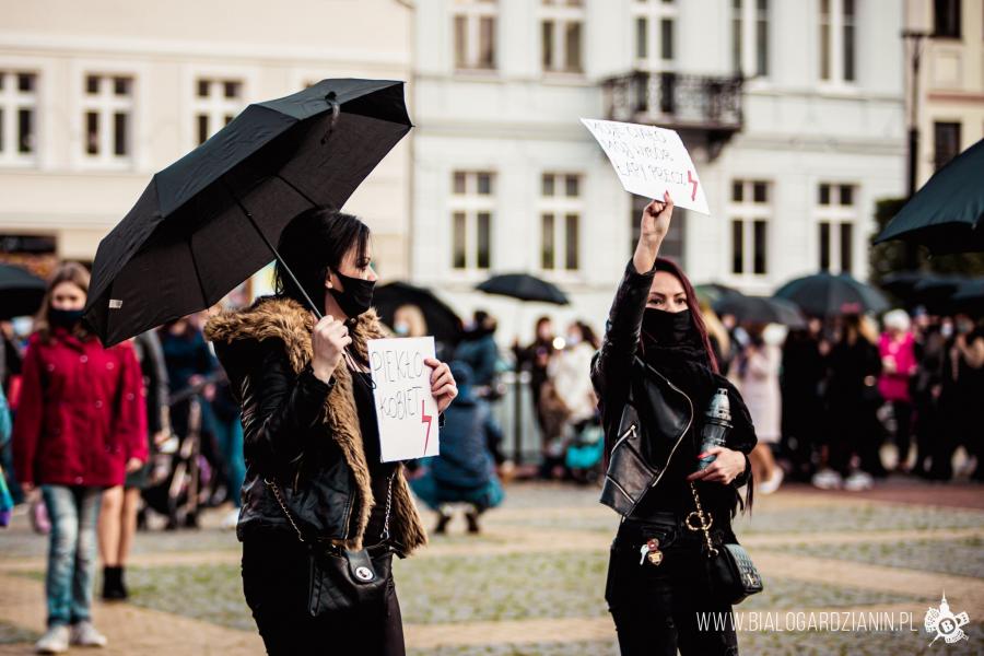 PROTEST W BIAŁOGARDZIE