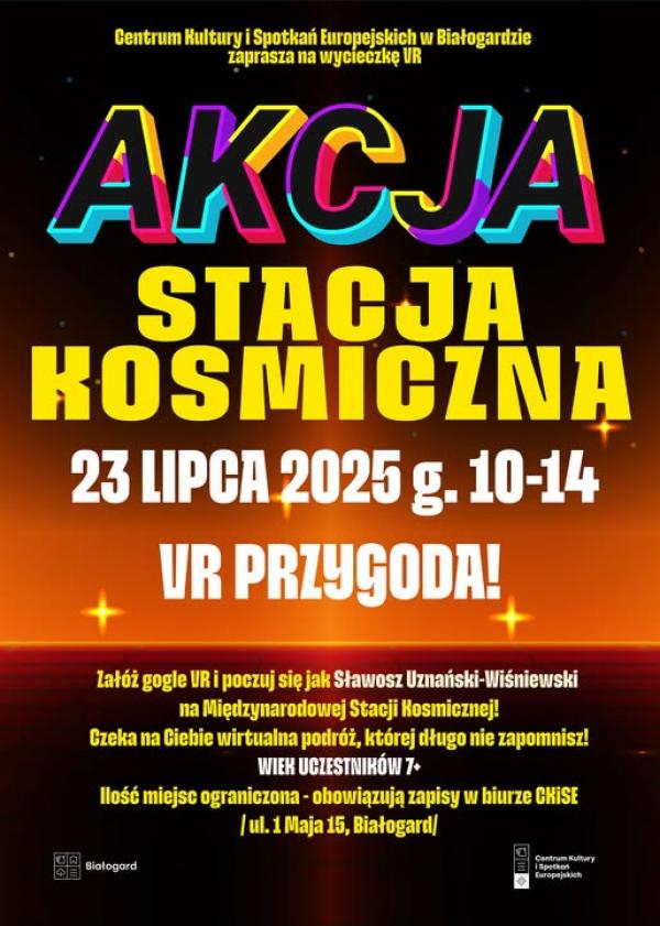 Kosmiczna przygoda w Białogardzie – wirtualny lot na Międzynarodową Stację Kosmiczną.
