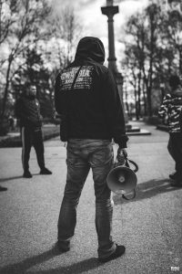 Protest kibiców w Białogardzie – fotoreportaż.