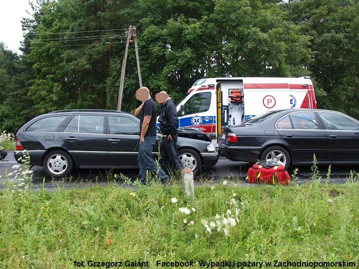 Wypadek na przejeżdzie kolejowym w Moczyłkach