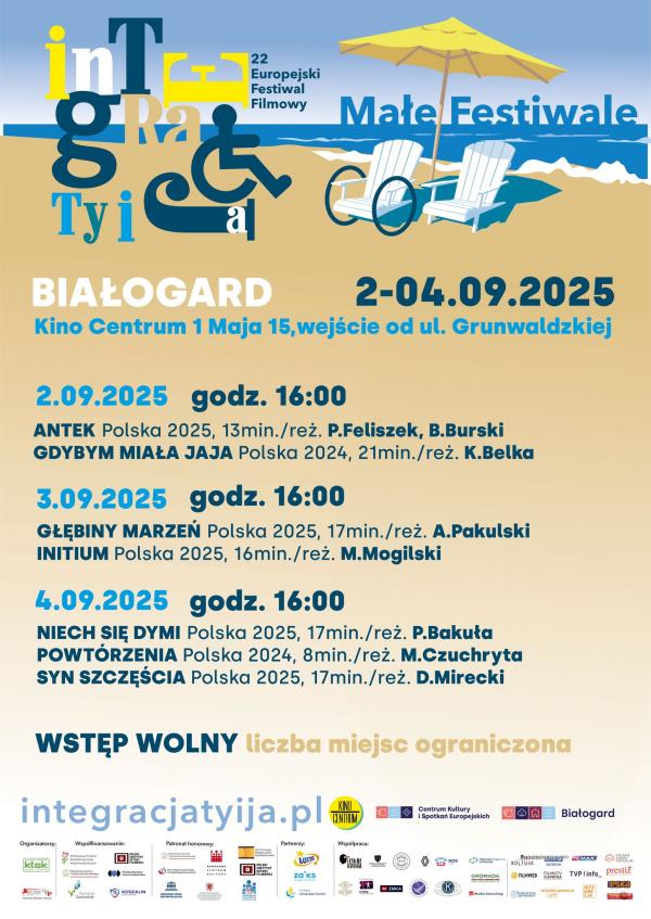 22. Mały Europejski Festiwal Filmowy Integracja Ty i Ja trwa w Białogardzie