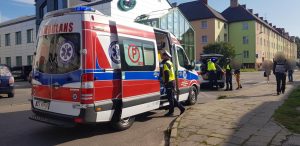 Potrącenie w Białogardzie – kierowca stracił uprawnienia.