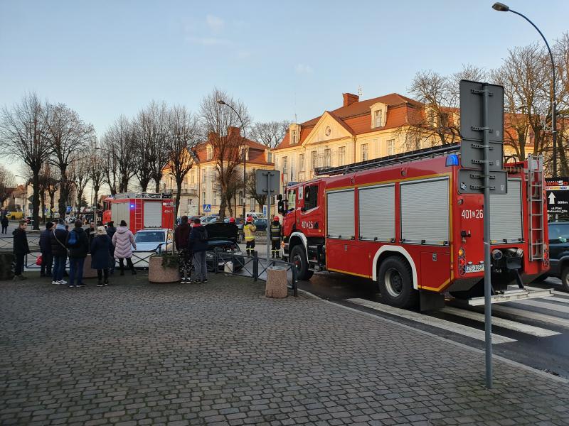 Wypadek w centrum Białogardu  – kobieta ukarana mandatem karnym.