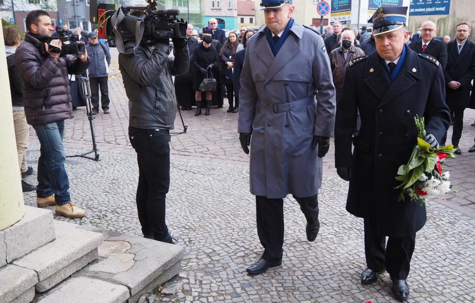 Odsłonięcie tablicy pamiątkowej poświęconej śp. Stefanowi Strzałkowskiemu