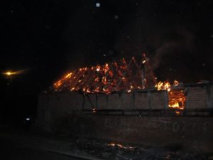 Pożar w Lulewicach – ZDJĘCIA