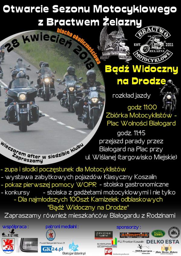 Otwarcie sezonu motocyklowego z Bractwem Żelazny