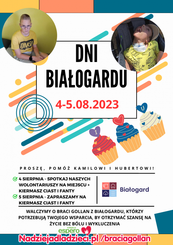 Bracia Gollan walczą o lepszą przyszłość! Zapraszamy do wsparcia na Dniach Białogardu!