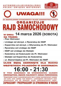 Rajdowe emocje wracają do Białogardu. 51. Rajd Monte Karlino już w sobotę