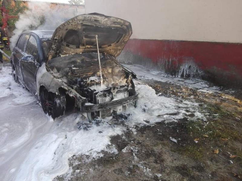 Podpalił auto sąsiada warte 70tys zł  – sprawca został zatrzymany.