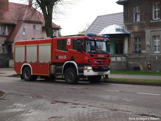 Ogień w kominie