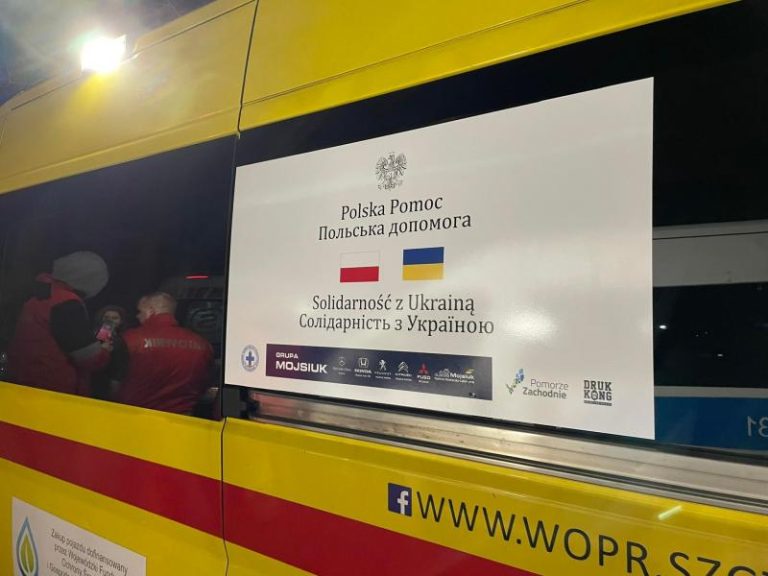 Ratownicy z powiatu Białogardzkiego wyruszyli na granicę Polsko – Ukraińską
