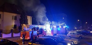 Pożar i wybuch w Białogardzie – 3 osoby w tym policjant w szpitalu.