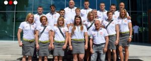 Białogardzcy zapaśnicy na Igrzyskach Europejskich w Baku.