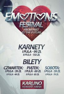 EMOTIONS FESTIVAL  – wielkie muzyczne wydarzenie już niebawem w Karlinie!
