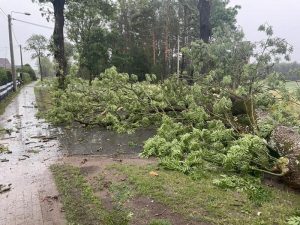 Potężna burza w Powiecie Białogardzkim