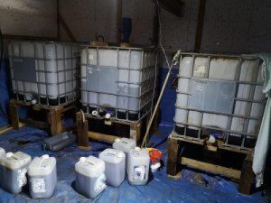 Zlikwidowano fabrykę narkotyków – wartość zabezpieczonych substancji to ponad 21 mln zł