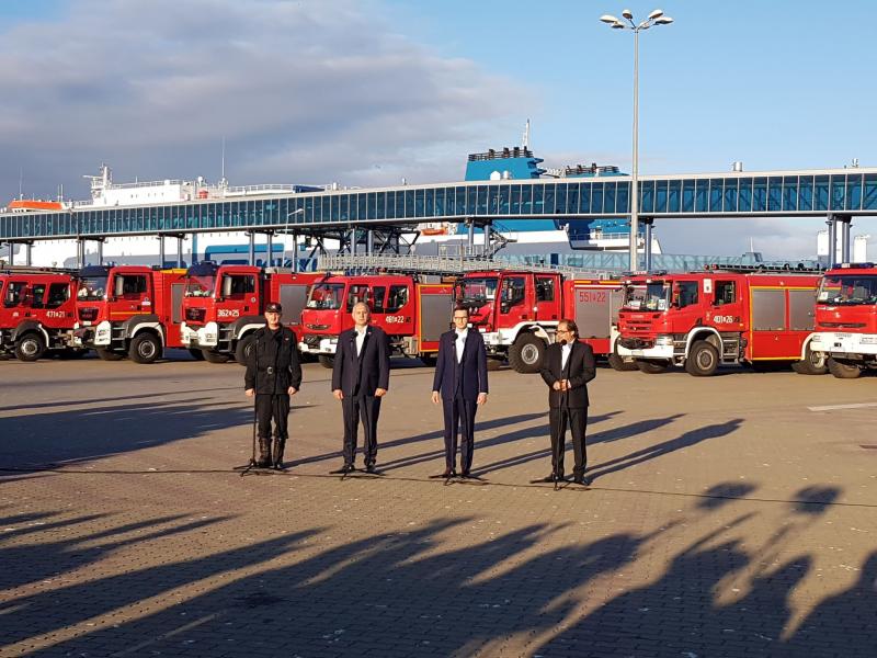 Powitanie strażaków Świnoujście i Białogard – duża porcja zdjęć!