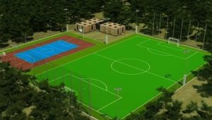 Nowoczesny kompleks sportowy na Osiedlu Olimpijczyków.