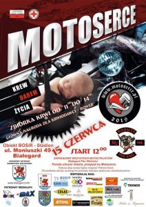 Motoserce już niebawem w Białogardzie! Oficjalny plakat.