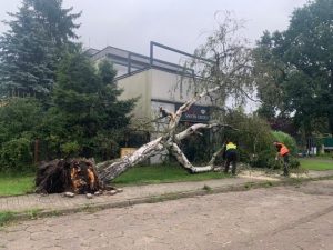 Nocna nawałnica w Białogardzie