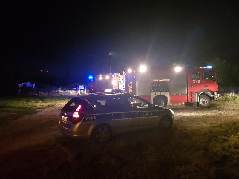 Pożar altanki w Białogardzie!