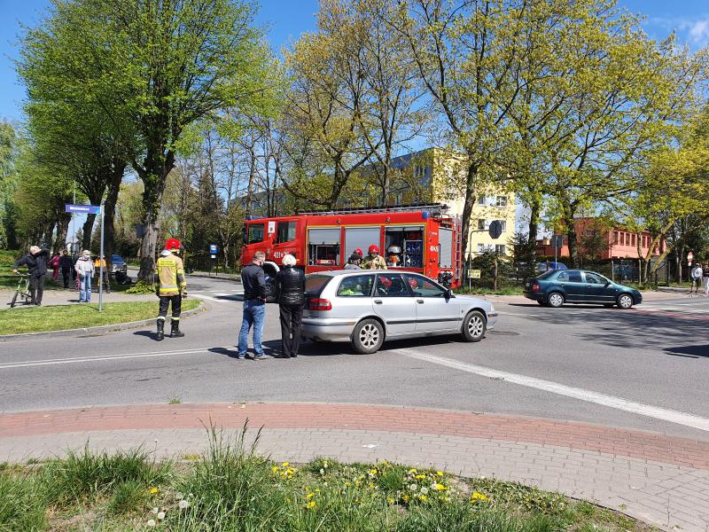 Potrącenie rowerzysty w Białogardzie – 83 latek trafił do szpitala.