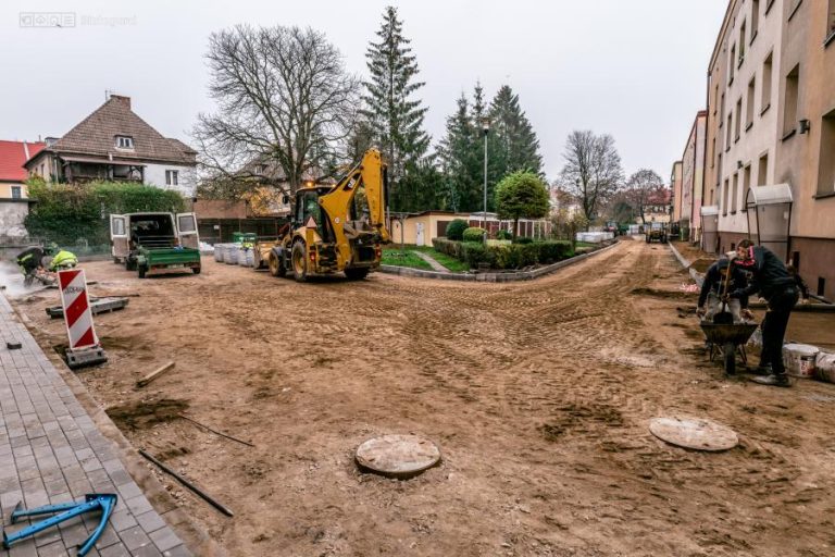 Trwają prace nad przebudową ul. Grunwaldzkiej