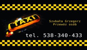 Taxi – Grzegorz Szubała – TAXI