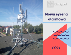 Nowa syrena alarmowa w Białogardzie